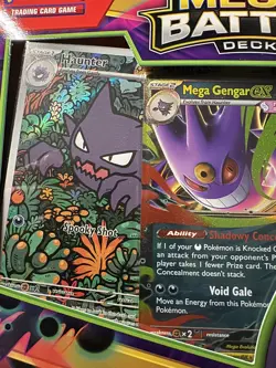 Pokemon TCG Mega Battle Deck Mega Gengar ex Sealed Haunter MEP027 Promo within - Image 2