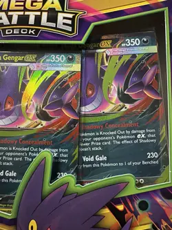 Pokemon TCG Mega Battle Deck Mega Gengar ex Sealed Haunter MEP027 Promo within - Image 3