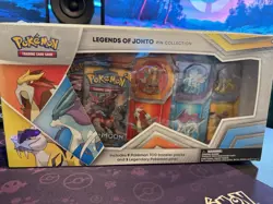 Pokemon TCG Legends Of Johto Pin Collection Box Sealed - Image 1