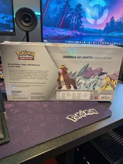 Pokemon TCG Legends Of Johto Pin Collection Box Sealed - Image 3