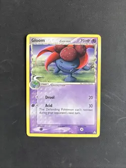Pokemon TCG Gloom EX Holon Phantoms 42/110 Regular Uncommon Non Holo Nintendo - Image 1