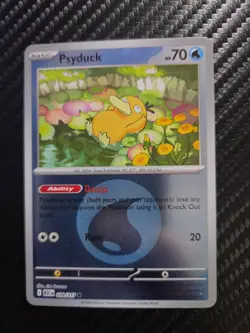 Ascended Heroes Psyduck Reverse Holo Water Energy Pattern #039/217 Pokemon TCG - Image 1