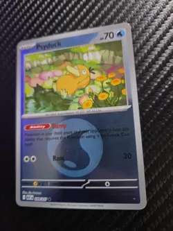 Ascended Heroes Psyduck Reverse Holo Water Energy Pattern #039/217 Pokemon TCG - Image 2