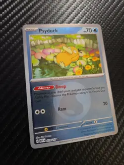 Ascended Heroes Psyduck Reverse Holo Water Energy Pattern #039/217 Pokemon TCG - Image 3
