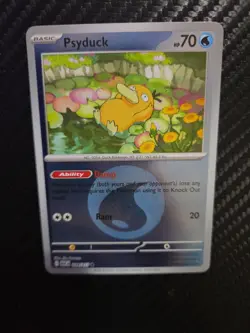 Ascended Heroes Psyduck Reverse Holo Water Energy Pattern #039/217 Pokemon TCG - Image 4