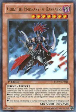 Yugioh! HP Gorz the Emissary of Darkness - LCYW-EN044 - Ultra Rare - Unlimited E - Image 1