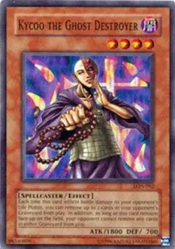 Yugioh! HP Kycoo the Ghost Destroyer - LON-062 - Super Rare - Unlimited Edition - Image 1