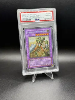 Yu-Gi-Oh! Elemental Hero Grand Neos Collectible Tins Wave 1 CT04-EN001 PSA 10 - Image 1