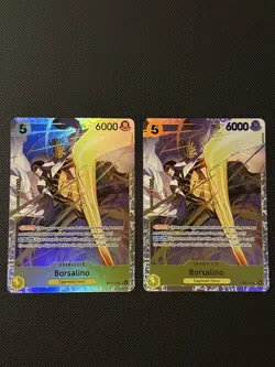 2X ONE PIECE Borsalino EB04-058 SR Adventure On Kami’s Island OP15 Mint - Image 2