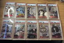 One Piece Premium Collection 25th Anniversary PSA 10 Set English Sequential - Image 1