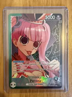 One Piece Perona OP06-021 Alt Art Leader Wings of the Capital – Near Mint - Image 1