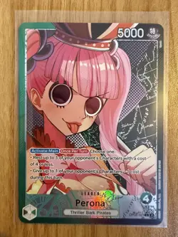 One Piece Perona OP06-021 Alt Art Leader Wings of the Capital – Near Mint - Image 3