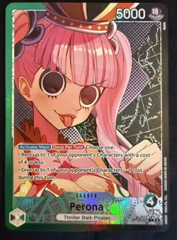 One Piece Perona OP06-021 Alt Art Leader Wings of the Capital – Near Mint - Image 5