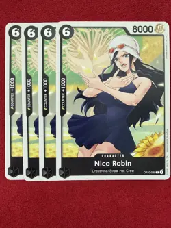 Nico Robin Playset - OP10-089 x4 - Royal Blood - One Piece TCG - English - Image 1