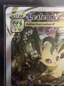 Pokemon Cards Leafeon VSTAR GG35/GG70 Crown Zenith Galarian Gallery Holo NM - Image 3