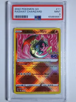2020 Pokemon Go Radiant Charizard 011/078 - PSA 9 - Image 1