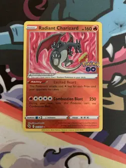 Radiant Charizard Radiant Rare Pokemon GO 011/078 | Near mint - Image 3