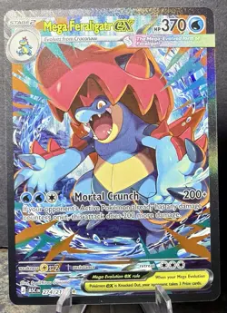 Pokemon TCG Ascended Heroes Mega Feraligatr EX 274/217 SIR - Image 4