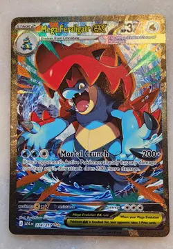 Pokemon TCG Ascended Heroes Mega Feraligatr EX 274/217 SIR - Image 1