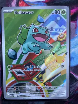 Pokemon Bulbasaur MEP 037 First Partner Illustration Rare Promo 30th Anniversary - Image 1