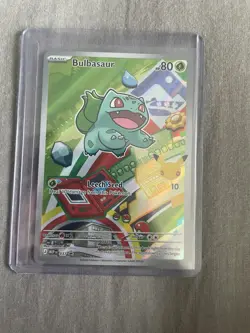 Pokemon Bulbasaur MEP 037 First Partner Illustration Rare Promo 30th Anniversary - Image 1