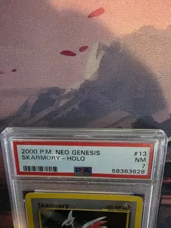 Pokemon Card Skarmory 13/111 Neo Genesis WOTC Holo Graded PSA 7 Vintage - Image 5