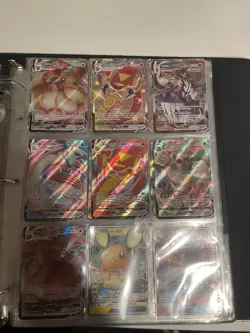 Pokemon Mixed Card Collection Lot Halo, Full Art, Shiny, Etc with Vault X Binder - Image 4