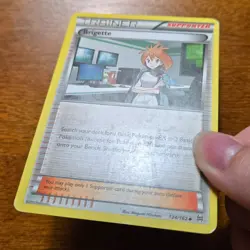 Brigette 134/162 - Breakthrough Uncommon Supporter 2015 - Pokemon TCG Card LP-MP - Image 3