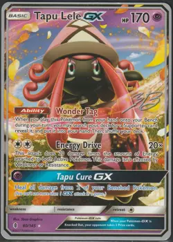 Pokemon TCG TAPU LELE GX 60/145 | Bokhari 2017 World Championships NM Card - Image 1