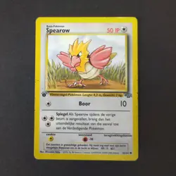 Pokemon Card WOTC 1999: Spearow 62/64 1st Edition - Jungle Set (Netherlands) - Image 1