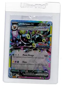 Pokemon TCG Umbreon ex - 060/131 (Prismatic Evolutions Stamp) Promo Card SEALED - Image 1
