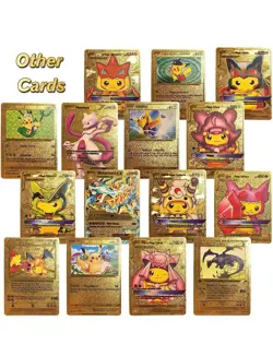 Lot Of 12 New 55PCS Pokemon Card Foil GOLD PACK CARDS TCG GX Vmax GX Card - Image 3