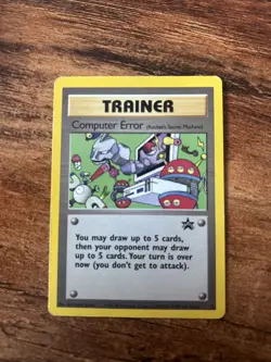 Pokemon TCG Black Star Promo Trainer 2000 Card Computer Error #16 WOTC MP - Image 1