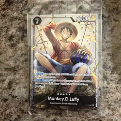 P-075 Monkey.D.Luffy Promo Card TS-02 Tin Set 02 ENGLISH SEALED - Image 1