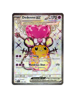 Pokemon Paldea Evolved DEDENNE EX 239/193 Ultra Rare Holo Card MINT-NM - Image 1
