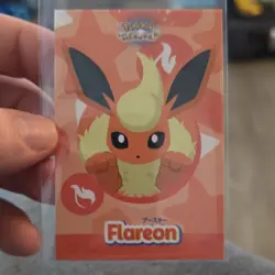 Pokemon TCG Flareon Let's Go Eevee Fire Type Pokemon Card Set Let's Go Eevee - Image 1