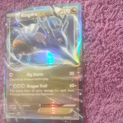 Pokemon Kingdra EX 73/124 Holo Rare 170 HP Dragon 2016 Pokemon TCG Card - Image 2