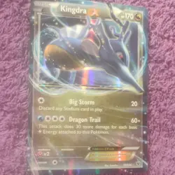 Pokemon Kingdra EX 73/124 Holo Rare 170 HP Dragon 2016 Pokemon TCG Card - Image 3