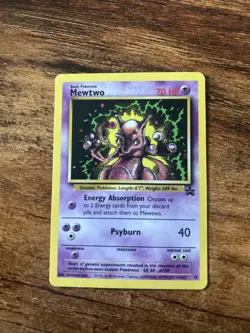 Pokemon Mewtwo TCG Black Star Promos 14 Regular Promo Card in LP Condition - Image 1