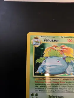 Venusuar Base Set 1999 Holo Rare Unlimited 15/102 Pokemon Card TCG - LP - Image 2