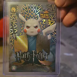 Pokemon Pikachu Cosplay Harry Potter Foil Alternative Art Card E11 - Image 1