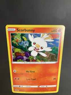 Scorbunny SWSH: Sword & Shield Promo Cards # SWSH071 NM Holo - Image 2