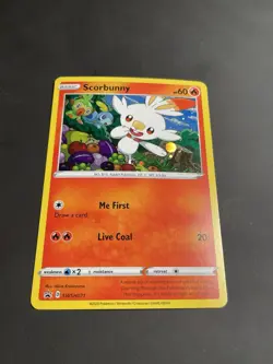 Scorbunny SWSH: Sword & Shield Promo Cards # SWSH071 NM Holo - Image 3