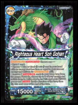 Dragon Ball Super - Righteous Heart Son Gohan - BT5-026 Leader Card CB-1-3-F-11 - Image 1