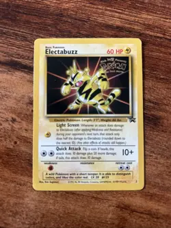 Pokemon TCG Electabuzz #2 Black Star Promo Card the First Movie Edition LP - Image 1