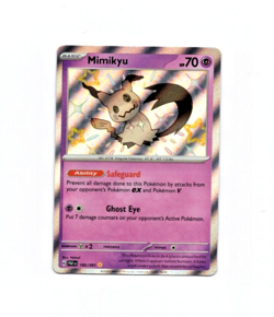 Pokemon Paldean Fates MIMIKYU 160/091 Shiny Rare Holo Card MINT-NM - Image 1