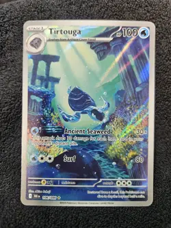 Tirtouga 106/086 Pokemon TCG SV Black Bolt Illustration Rare Holo Card - Image 1