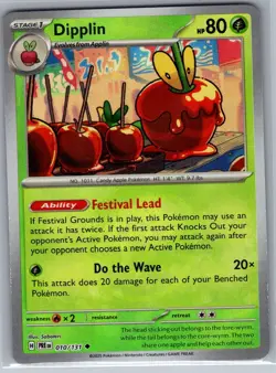 Dipplin (Master Ball) 010/131 SV: Prismatic Evolutions - Pokemon Card - NM - Image 1