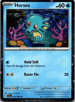 Horsea - (Cosmos Holo) 010/064 Miscellaneous Cards & Products Promo NM - Image 1