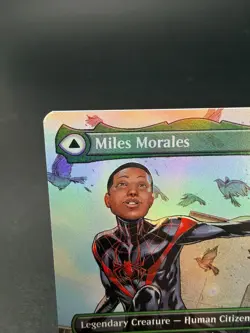 MTG Miles Morales (Borderless) Foil SPM 234 - Marvel Spider Man Magic Card - Image 2